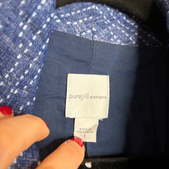 NWT J. Jill Square Sleeve Cropped Jacket - Picture 3 of 10